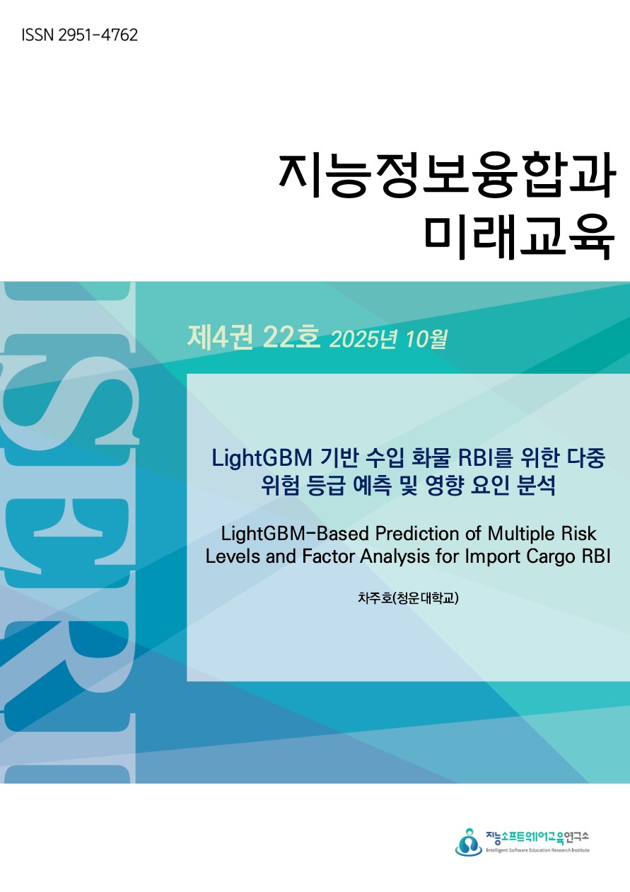 [제4권 제22호] LightGBM 기반 수입 화물 RBI를 위한 다중 위험 등급 예측 및 영향 요인 분석